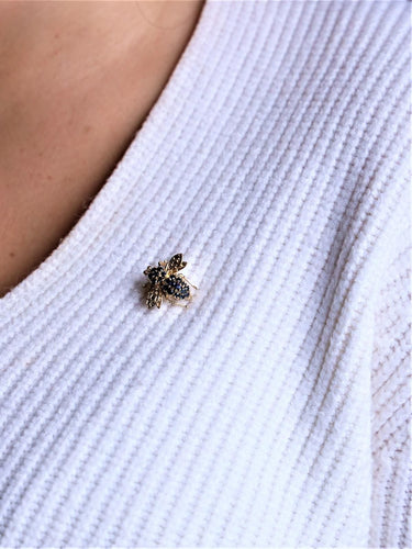 Broche Broche Or jaune Saphir 58 Facettes 2225709CN