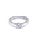 Bague Blanc/Gris / Or 750 Bague Solitaire Diamant 0.50 Carat 58 Facettes 150107R