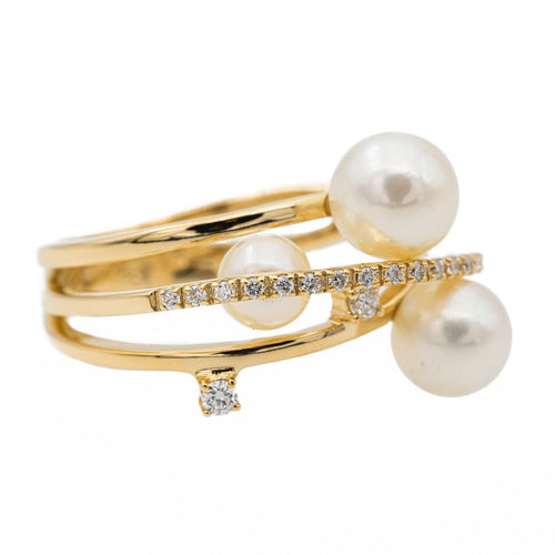 Bague 53 Bague Cocktail Or jaune Perle 58 Facettes 2685957CN