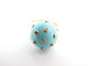 Bague 54 bague VICTORIA CASAL tac tac t54 or jaune pierre turquoise diamants 58 Facettes 253613