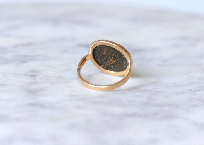 Bague Bague pièce romaine Flavius Valens 58 Facettes