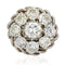 Bague 52 Bague marguerite de diamants sur fils d'or 58 Facettes 22-410