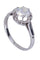Bague 54 BAGUE SOLITAIRE ancien diamant 58 Facettes 076701