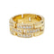 Bague 54 Bague Cartier "Maille Panthère" or jaune et diamants. 58 Facettes 31001