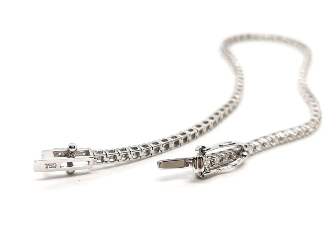 Bracelet Bracelet Ligne Or blanc Diamant 58 Facettes 1801633RV