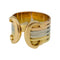 Bague 48 Bague Cartier vintage, "Double C", trois ors. 58 Facettes 31301