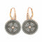 Boucles d'oreilles Boucles d'oreilles Alesia Or rose Argent et Diamants 58 Facettes 66000218