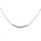 Collier Collier ligne diamants or blanc 58 Facettes