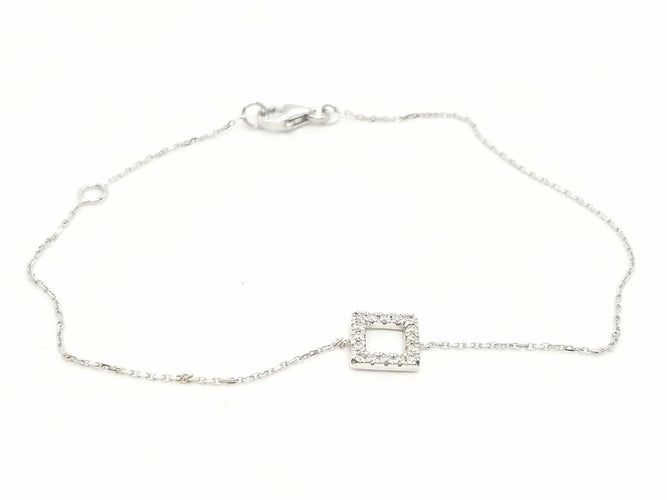 Bracelet Bracelet Graphique Or blanc Diamant 58 Facettes 579171RV