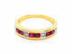Bague 56 Bague Or jaune Rubis 58 Facettes 06319CD