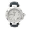 Montre Montre Cartier ,"Pasha", or blanc, diamants et cuir. 58 Facettes 32001