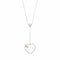 Collier Collier Coeur diamants et citrine 58 Facettes 28512