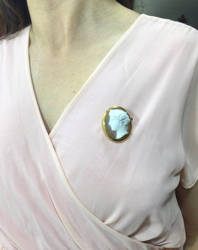 Broche Broche Camée Agate 58 Facettes 986541