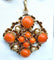 Boucles d'oreilles Parure Napoléon III - pendentif et boucles d’oreilles or, jaune, corail et perles fines 58 Facettes AB185