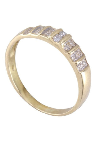 Bague 57 BAGUE JONC DIAMANTÉ 58 Facettes 080351