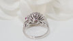 Bague 54 Bague en or blanc, rubis et diamants 58 Facettes 31778
