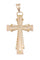 Pendentif CROIX ANCIENNE OR JAUNE 58 Facettes 081821