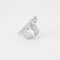 Bague 53.5 Bague dentelle or blanc 58 Facettes