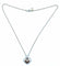 Collier Bvlgari. Pendentif Doppio Cuore or blanc et diamants 58 Facettes