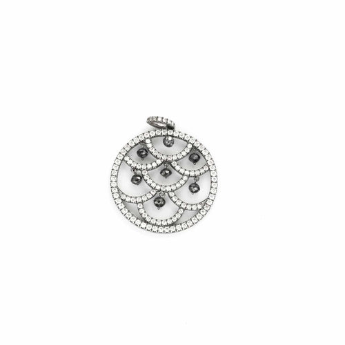 Pendentif Pendentif Diamant Noir 58 Facettes 001.7855