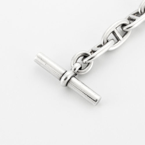Bracelet HERMES -Bracelet Chaine d'ancre Argent 58 Facettes