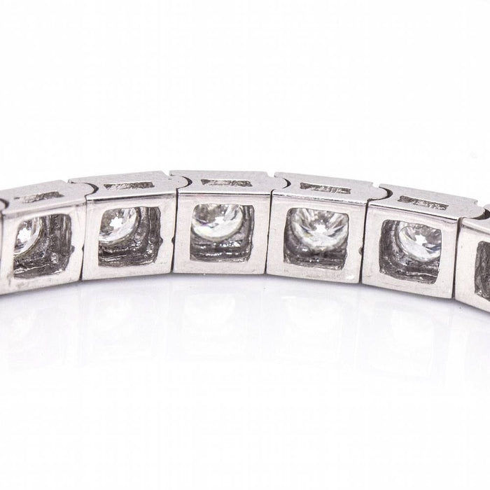 Bracelet Bracelet RIVIERE en Or Blanc et Diamants 58 Facettes D360601LF