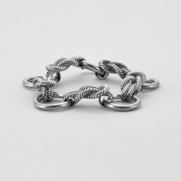 Bracelet HERMES - Bracelet "Audierne" Argent 58 Facettes