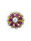 Bague Bague 1960 or jaune diamants et rubis 58 Facettes