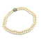 Collier Collier double rangs perles, fermoir or blanc et diamants 58 Facettes