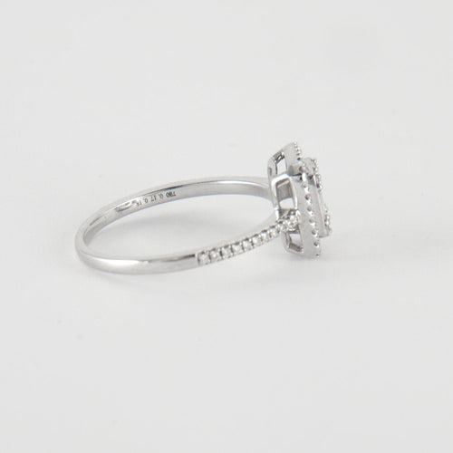 Bague 52 Bague en Or Blanc & diamants 58 Facettes