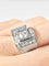Bague 54.5 Bague Art Déco Platine Diamants 58 Facettes