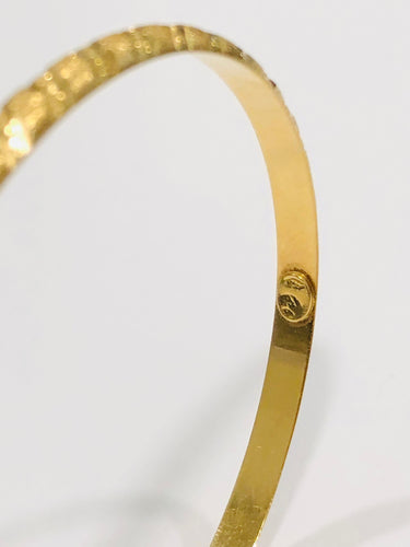 Bracelet Bracelet jonc ciselé 58 Facettes