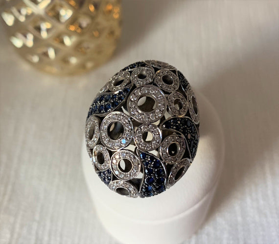 Bague Bague Susie Otero Saphirs Diamants 58 Facettes 20400000145/LI