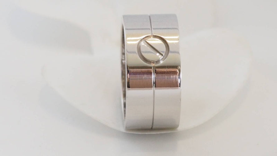 Bague 67 CARTIER - Bague "Love" Or blanc 58 Facettes 29943