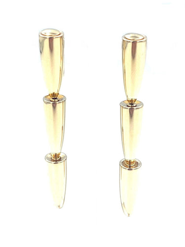 Boucles d'oreilles Boucles d’oreilles VHERNIER Calla Or rose 58 Facettes