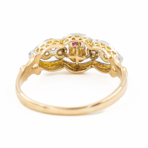 Bague 51 Bague Or blanc Rubis 58 Facettes 2201490CN