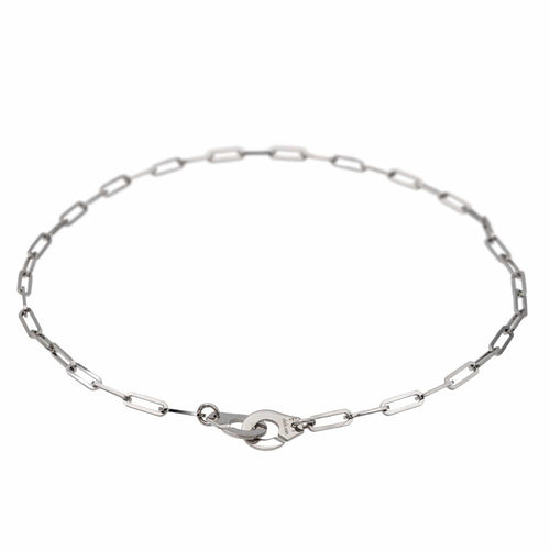 Collier Dinh Van Collier Menottes Or blanc 58 Facettes 2882883RV