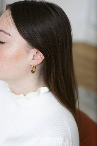 Boucles d'oreilles Boucles d'oreilles créoles Savoyarde Or jaune 58 Facettes