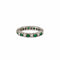 Bague ALLIANCE AMERICAINE, DIAMANTS & EMERAUDES 58 Facettes BO/230004 STA
