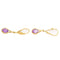 Boucles d'oreilles Boucles d'oreilles Dormeuses Or jaune Améthyste 58 Facettes 2593494CD
