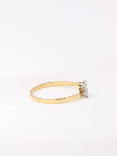 Bague Bague vintage toi et moi diamants 58 Facettes J39