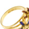 Bague 49 Bague fleurs émaillées 58 Facettes 32423