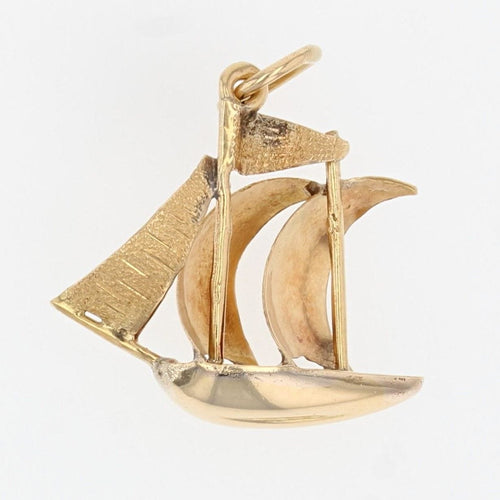 Pendentif Pendentif navire or jaune 58 Facettes 22-304