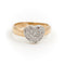 Bague 47 Bague Coeur Or jaune Diamant 58 Facettes 1984322CN