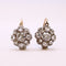 Boucles d'oreilles Dormeuses Napoléon III Diamants 58 Facettes