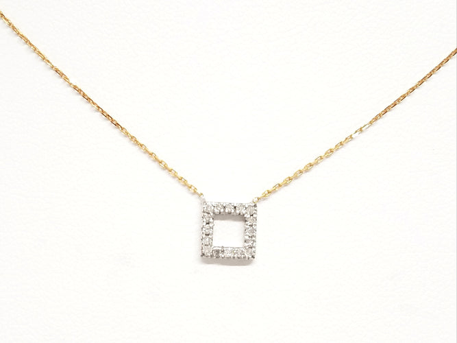 Collier Collier Or rose Diamant 58 Facettes 579208RV