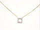 Collier Collier Or rose Diamant 58 Facettes 579208RV