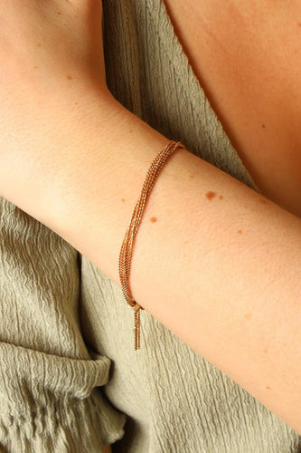 Bracelet Ginette NY Bracelet Unchained Or rose 58 Facettes 2484802CN