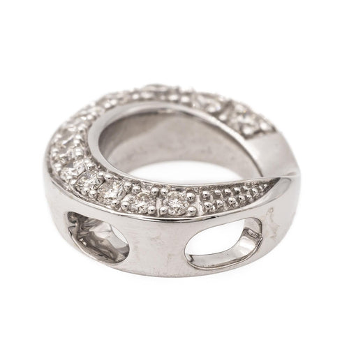 Pendentif Pendentif Or blanc Diamant 58 Facettes 2328931CN