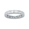 Bague 50 Alliance diamants baguette platine. 58 Facettes 31486